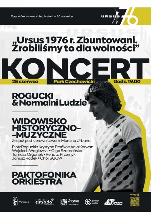 Plakat koncertu w Ursusie. Fot. UD Ursus